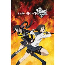 Gai Rei Zero  Anime Defter 1 Adet Özel Tasarım A4 Boyutu 21*29 cm  Telli Kareli Defter