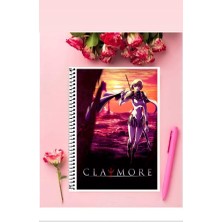 Anime And Your World Clannad Anime Defter 1 Adet Özel Tasarım A4 Boyutu Telli Kareli Defter 21*29 cm