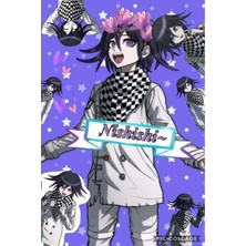 Kokichi Ouma Defter 1 Adet Özel Tasarım A4 Boyutu 21*29 cm  Telli Çizgisiz Büyük Boy defter