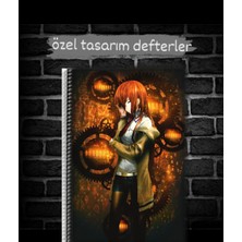 Anime And Your World Anime Makise Kurisu  Özel Tasarım Defter