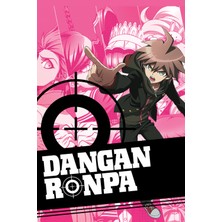 Danganronpa Defter 1 Adet Özel Tasarım A4 Boyutu 21*29 cm  Telli Çizgisiz Büyük Boy defter