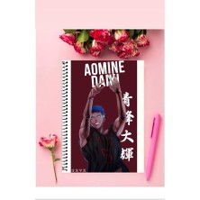 Anime And Your World Daiki Aomine Anime Defter 1 Adet Özel Tasarım A4 Boyutu Telli Kareli Defter 21*29 cm