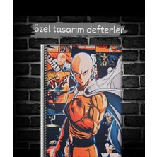 Anime Saitama Özel Tasarım Defter
