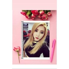 Anime And Your World 4minute Defter 1 Adet Özel Tasarım A4 Boyutu Telli Kareli Defter 21*29 cm