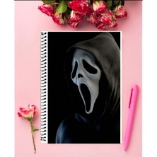 Anime And Your World Çığlık Defter 1 Adet Özel Tasarım A4 Boyutu 21*29 cm  Telli Çizgili Defter