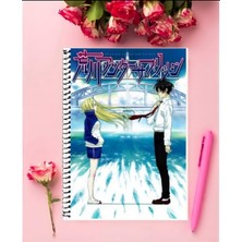 Arakawa Under The Bridge Anime Defter 1 Adet Özel Tasarım A4 Boyutu 21*29 cm  Telli Kareli Defter