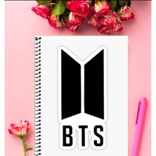Anime And Your World Bts Defter 1 Adet Özel Tasarım A4 Boyutu Telli Kareli Defter 21*29 cm