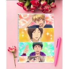 Awatashi Ga Motete Dousunda Anime Defter 1 Adet Özel Tasarım A4 Boyutu 21*29 cm  Telli Kareli