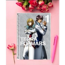 Terra Formars  Anime Defter 1 Adet Özel Tasarım A4 Boyutu 21*29 cm Telli Çizgili