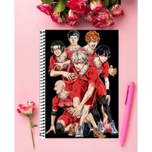 Anime And Your World Shakunetsu Kabaddi Anime Defter 1 Adet Özel Tasarım A4 Boyutu 21X29 cm  Telli Çizgili defter