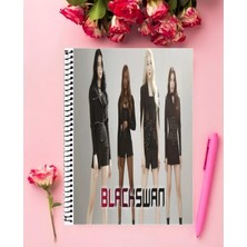Anime And Your World Albeni-A4-01-Ck Swan Kpop  Defter 1 Adet Özel Tasarım A4 Boyutu 21X29 cm  Telli Kareli defter