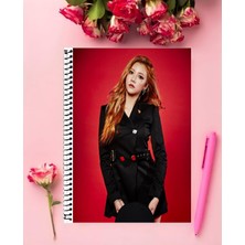 4ten (4 Ten) Kpop Defter 1 Adet Özel Tasarım A4 Boyutu 21X29 cm  Telli Çizgili defter