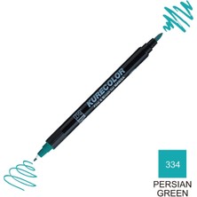 Kurecolor Mangaka Fine&brush Çift Taraflı Kalem CNKC-2200 No 334 Persian Green