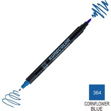 Kurecolor Mangaka Fine&brush Çift Taraflı Kalem CNKC-2200 No 364 Cornflower Blue