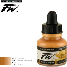 Likit Akrilik (Pistole) Mürekkebi Fw Ink 29.5ml 667 Raw Sienna