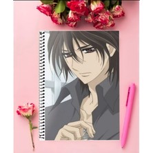 Anime And Your World Vampire Knıght Anime Defter 1 Adet Özel Tasarım A4 Boyutu 21X29 cm  Telli Çizgili Defter