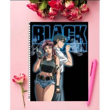 Anime And Your World Albeni-A4-01-Ck Lagon  Anime Defter 1 Adet Özel Tasarım A4 Boyutu 21X29 cm Telli Kareli