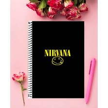 Anime And Your World Nirvana Defter 1 Adet Özel Tasarım A4 Boyutu 21X29 cm  Telli Kareli defter