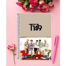 Anime And Your World   T1419 (Noa, Sian, Kevin, Gunwoo, Leo, On, Zero, Kairi And Kio) Defter 1 Adet Özel Tasarım A4 Boyut