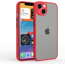 Dexmon Apple iPhone 14  Kılıf 3D Kamera Korumalı Arkası Mat Kenarları Renkli Smoke Case