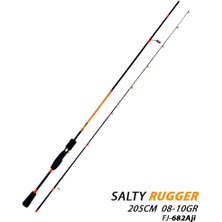 Fujın Salty Rugger FJ-682/ Aji 205CM 0,8-10GR Lrf Kamışı