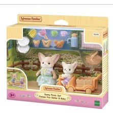 Sylvanian Families Piknik Seti - Çöl Tilkisi Kız ve Bebek 5698