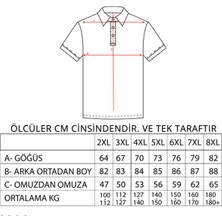 Starbattal Büyük Beden Polo Yaka Tişört Çizgi Desen 23413 Bordo