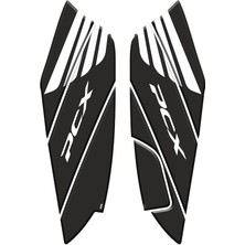 Gogomoto Honda Pcx 2014 - 2017 Uyumlu Yan Ayak Pad 004