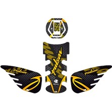 Gogomoto Bajaj Pulsar 2014 - 2023 Uyumlu Tank Pad Set 003