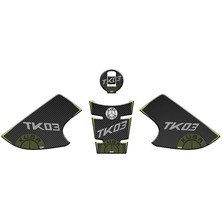 Gogomoto Kuba Tk-03 2021 - 2022 Uyumlu Tank Pad Set 002