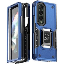 Samsung Z Fold 4 Uyumlu Nettech Armour Yüzüklü Seri Arka Koruma Kılıf