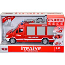 Vardem Oyuncak WY595A WY596A 1:16 Sürtmeli Işıklı Sesli Itfaiye Su Atar - Vardem Oyuncak