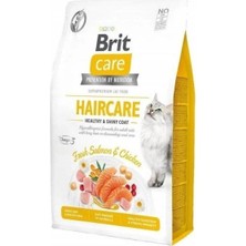 Brit Care Haircare Somonlu ve Tavuklu Deri Ve Tüy Sağlığı İçin Tahılsız Kedi Maması 7 kg