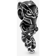 Nocce Gümüş Marvel Avengers Black Panther Charm