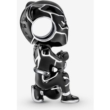 Nocce Gümüş Marvel Avengers Black Panther Charm