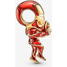 Nocce Gümüş Marvel The Avengers Iron Man Charm