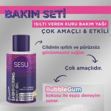 Sesu Tüy Dökücü Krem & Kuru Bakım Yağı Premium Bakım Seti