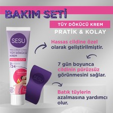 Sesu Tüy Dökücü Krem & Kuru Bakım Yağı Premium Bakım Seti