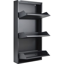 Tomkar 3lü Metal Ayakkabılık