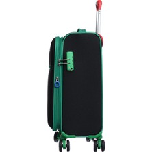 Benetton 14BNT2100-03-S Trolley 50 Cm Siyah Kabin Boy Valiz