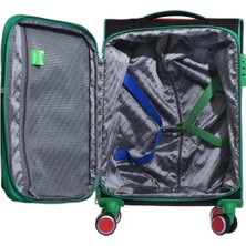 Benetton 14BNT2100-03-S Trolley 50 Cm Siyah Kabin Boy Valiz