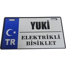 Motobisavm Bisiklet Plaka Büyük Boy
