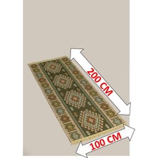 Obam  Uzun Koridor Kilimi (Uşak Kilimi) Çift Taraflı (100X200) (Yıkanabilir)