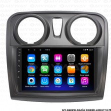 Myway Dacia Dokker Android 12 Kablosuz Carplay Navigasyon Multimedya Ekran Teyp - MY-0609W-