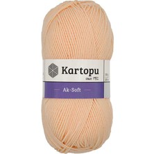 Kartopu Aksoft Açık Sarı El Örgü Ipliği K356