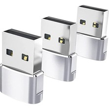 Comely 3x Tip-C 3.1 Ila USB 2.0 Dönüştürücü Adaptör Dizüstü Bilgisayar Argent Için Kararlı Performans (Yurt Dışından)