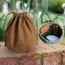 Comely Drawstring Çantası, Tencere Organizatörü, Taşınabilir, Hafif, Kamp Çantası, Kahverengi Büyük Çantalar (Yurt Dışından)