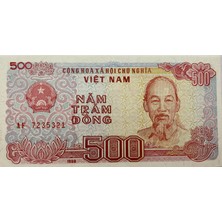 Emir Collection Viet Nam 500 Dong Yabancı Kağıt Para Çil (Unc) Koleksiyon Para