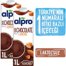 Alpro Bitter Çikolata Badem Içeceği 2x1 L