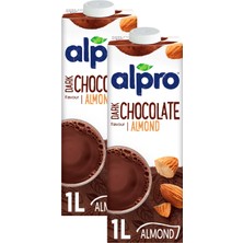 Alpro Bitter Çikolata Badem Içeceği 2x1 L